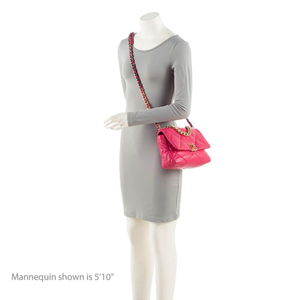 Chanel Lambskin 19 Medium Flap Shoulder Bag - Picture 5 of 12